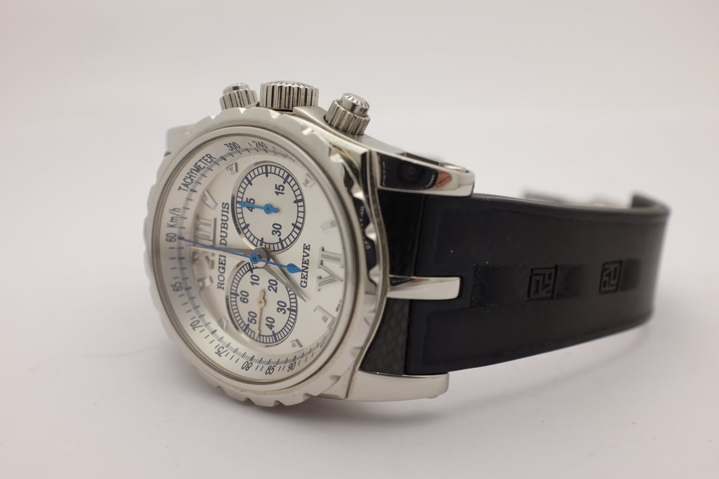 Roger Dubuis Sympathie Chronograph Steel Limited Edition 280Pcs 4MM SYM437893R.53 Box Papers