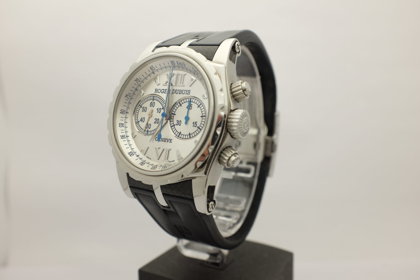 Roger Dubuis Sympathie Chronograph Steel Limited Edition 280Pcs 4MM SYM437893R.53 Box Papers