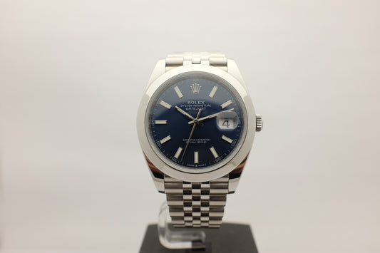 Rolex Datejust 41MM Smooth Bezel Jubilee 126300 Box Papers 2023
