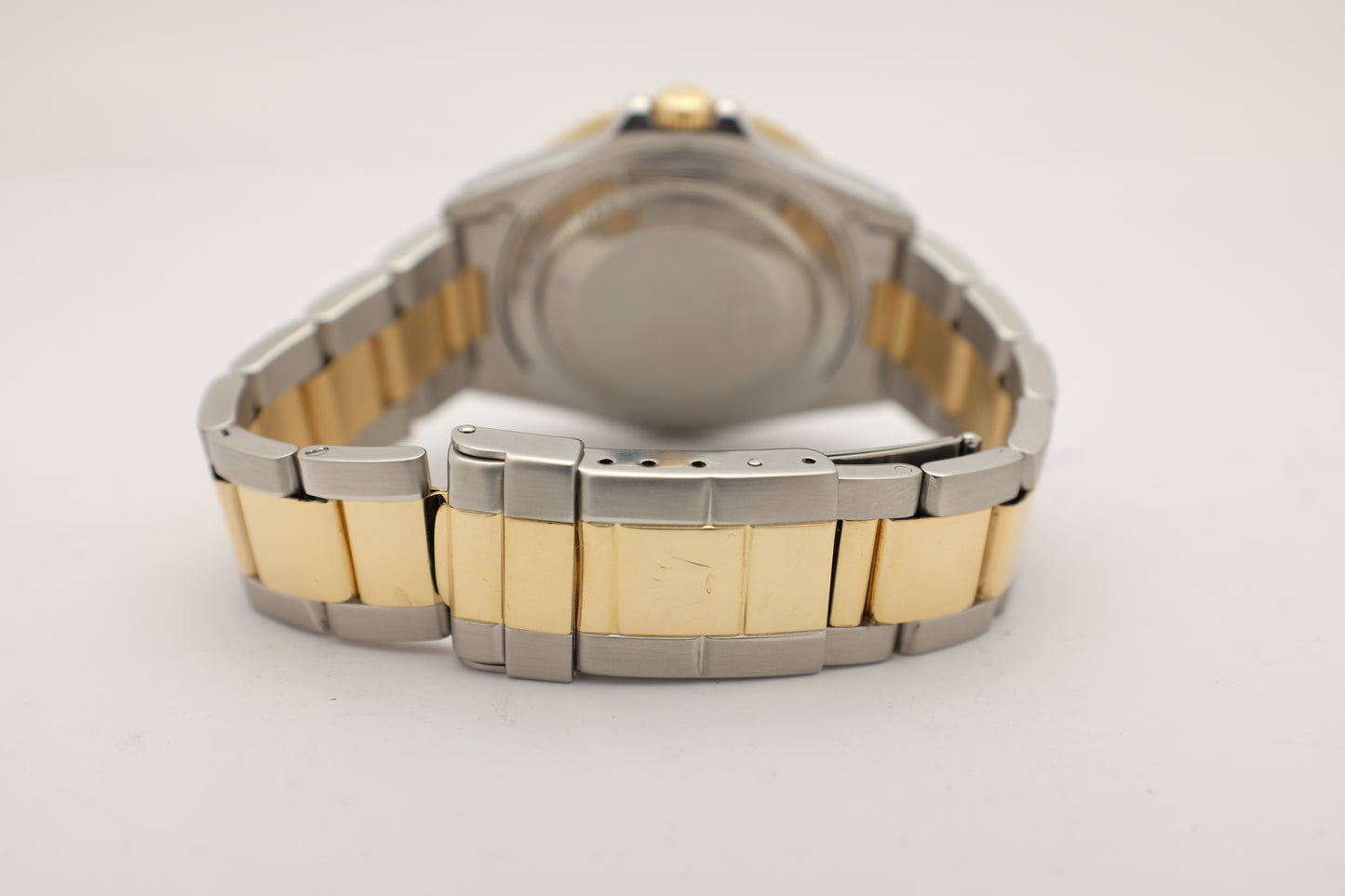 Rolex GMT Master II 18k Yellow Gold Steel Black 16713 40MM