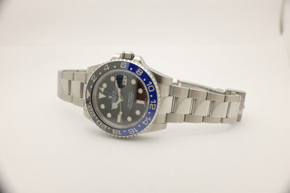 Rolex GMT Master II Black & Blue Ceramic 116710BLNR Box Papers 2016