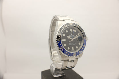 Rolex GMT Master II Black & Blue Ceramic 116710BLNR Box Papers 2016