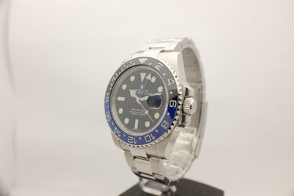 Rolex GMT Master II Black & Blue Ceramic 116710BLNR Box Papers 2016