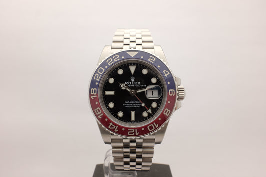 Rolex GMT Master II Ceramic “Pepsi” 40MM 126710BLRO Box Papers 2021