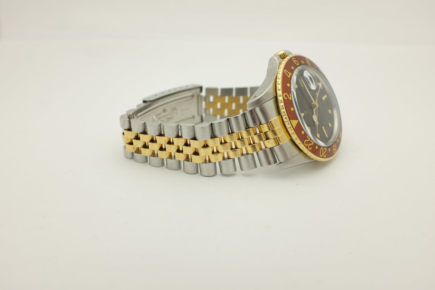 Rolex GMT Master Root Beer 18kt Yellow Gold & Steel 16753 CIRCA 1986