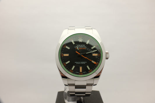 Rolex Milgauss Green Sapphire 40MM 116400GV