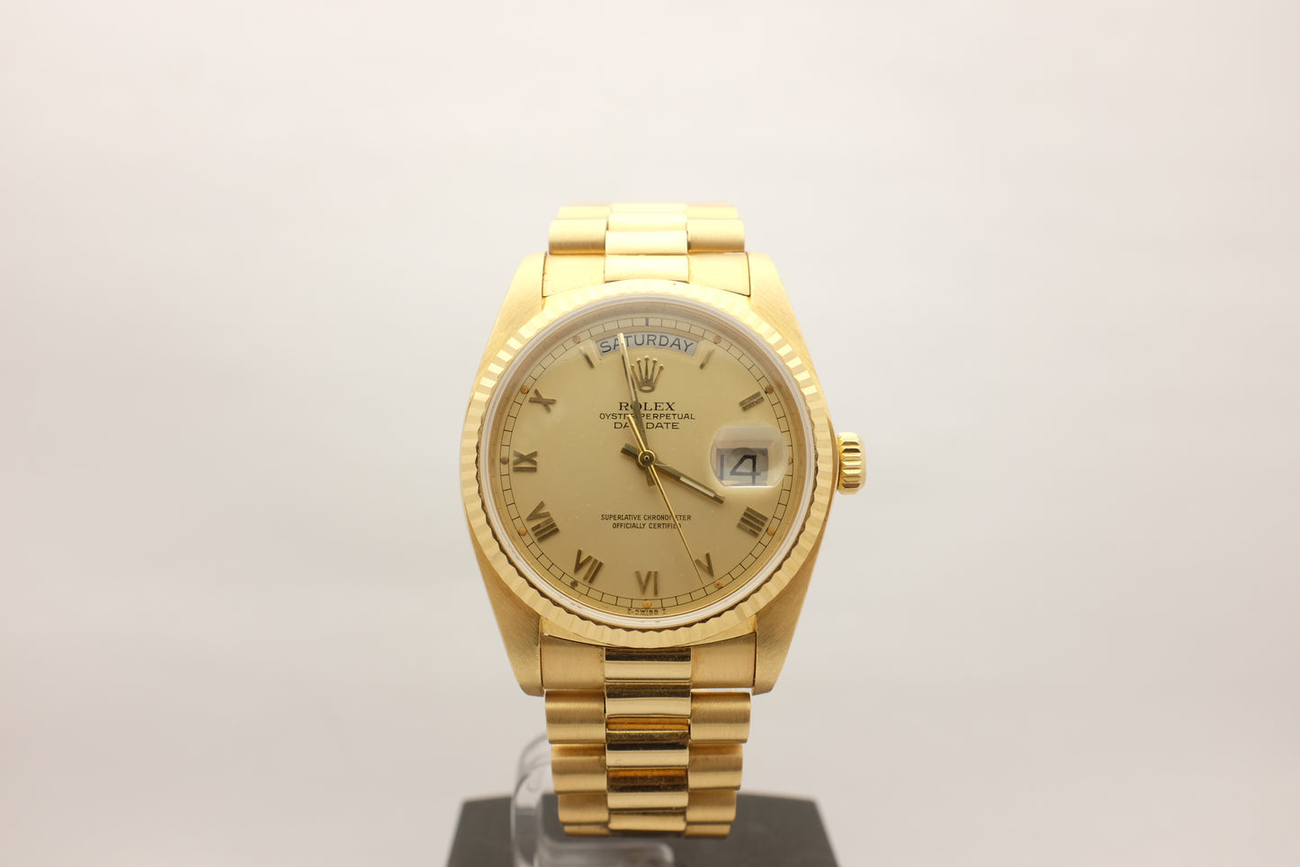 Rolex President Day Date 18K Yellow Gold 36MM 18038