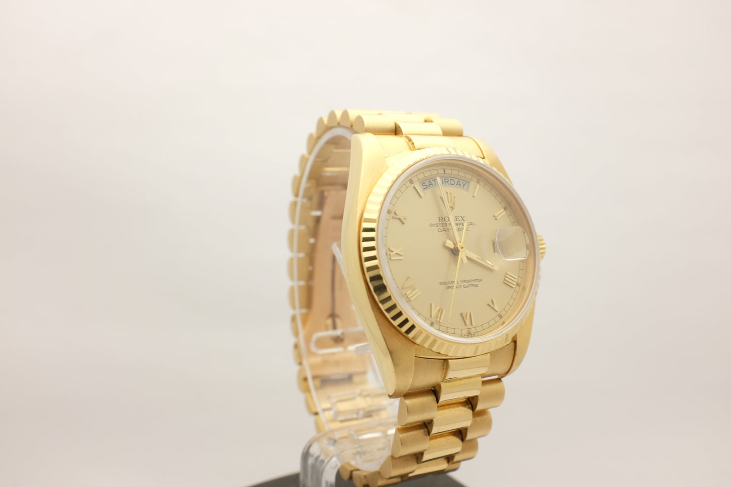 Rolex President Day Date 18K Yellow Gold 36MM 18038