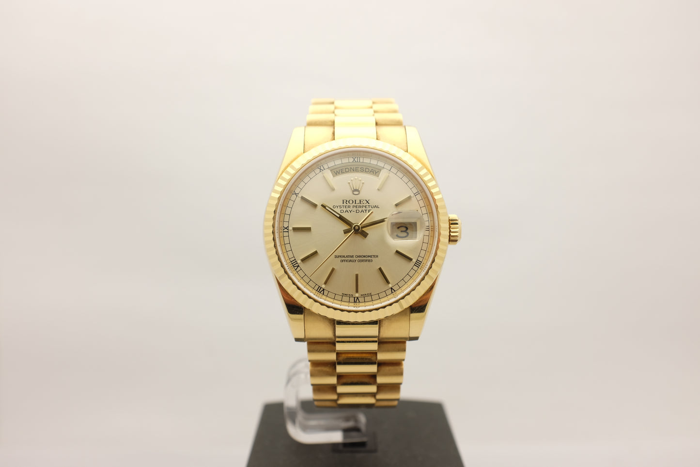 Rolex Day Date President Yellow Gold 36MM 118238 Box Papers 2002
