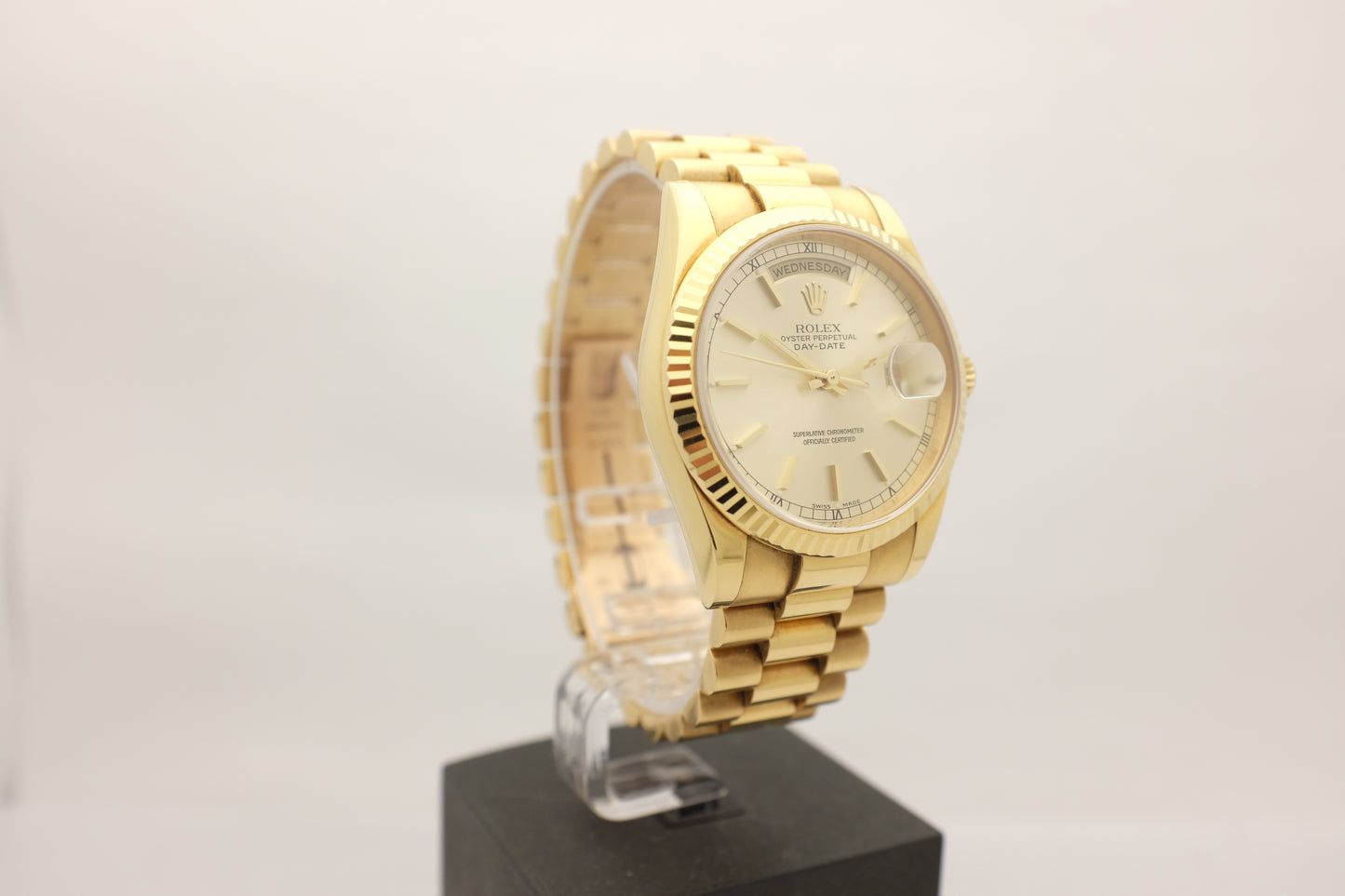 Rolex Day Date President Yellow Gold 36MM 118238 Box Papers 2002