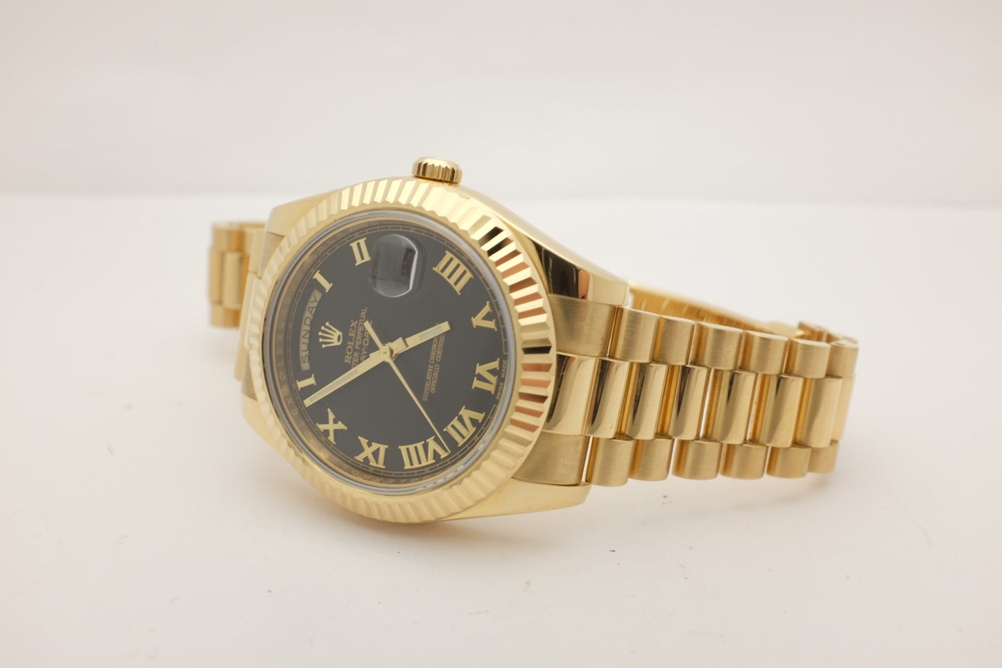 Rolex Day Date II President Yellow Gold 41MM 218238