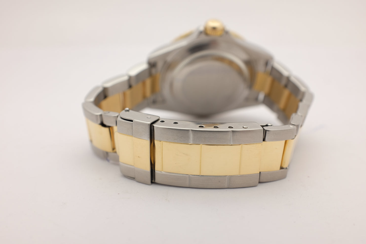 Rolex Submariner 18k Yellow Gold Steel Blue 16613 40MM