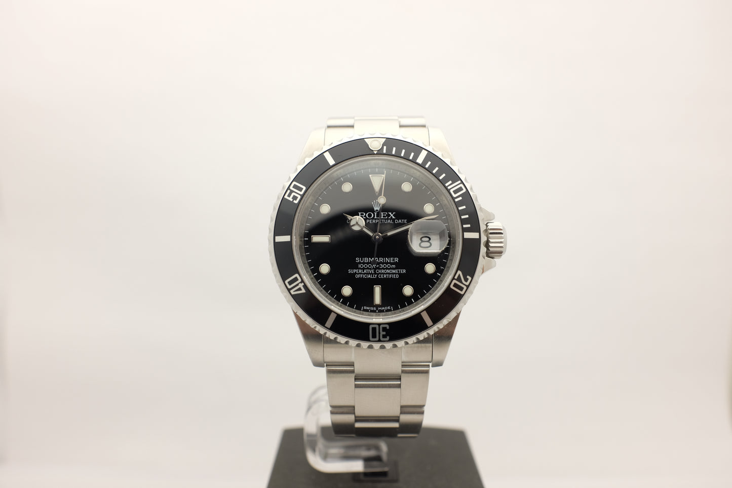 Rolex Submariner Steel Date "Rehaut" 16610 Box Papers 2008