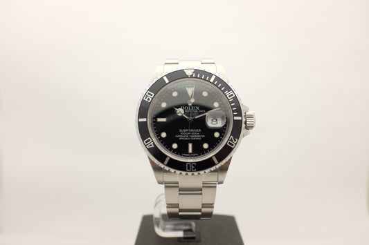 Rolex Submariner Steel Date "Rehaut" 16610 Box Papers 2008