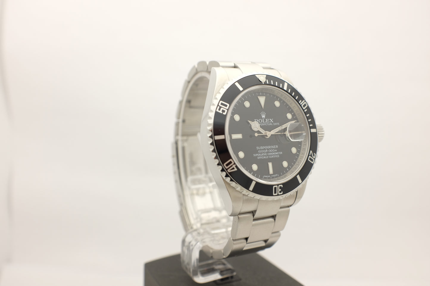 Rolex Submariner Steel Date "Rehaut" 16610 Box Papers 2008