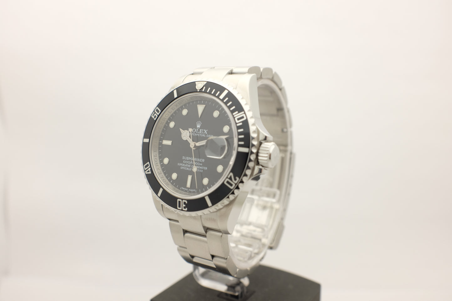 Rolex Submariner Steel Date "Rehaut" 16610 Box Papers 2008