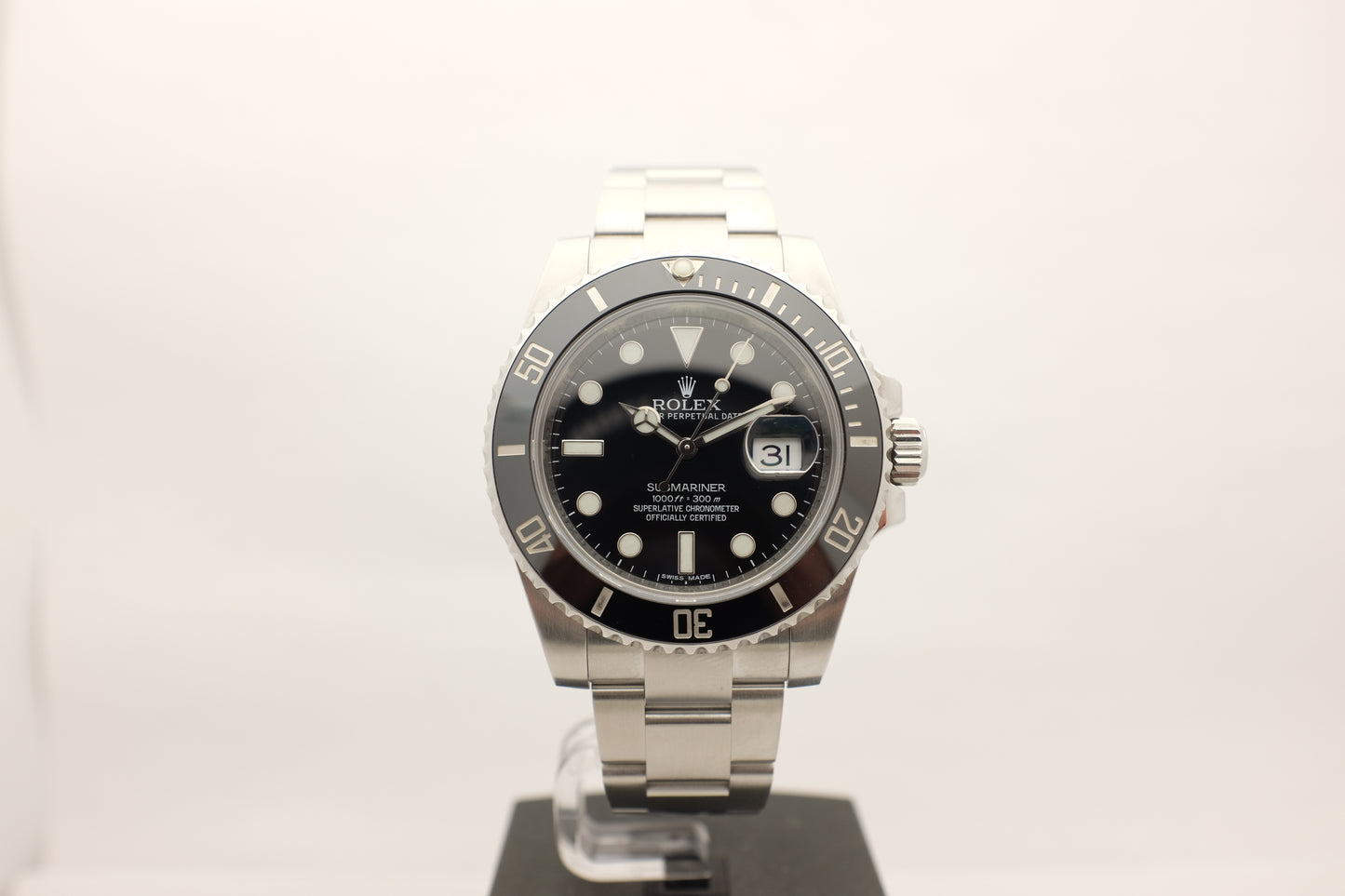 Rolex Submariner Black Ceramic Date 40MM Box Papers 2014