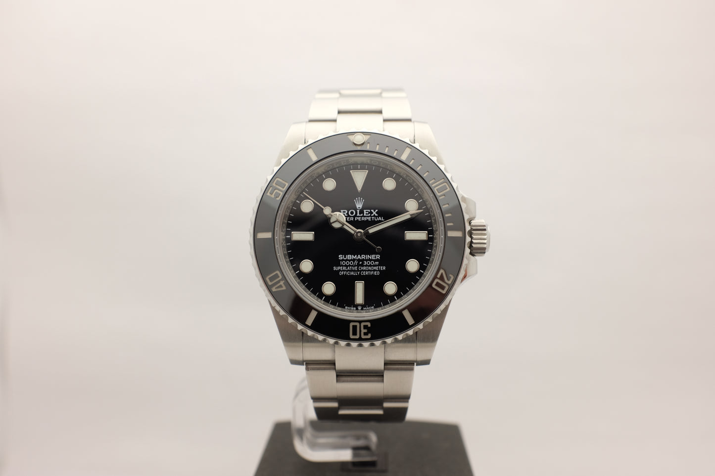 Rolex Submariner Steel No Date Ceramic 41MM 124060 Box Papers 2021