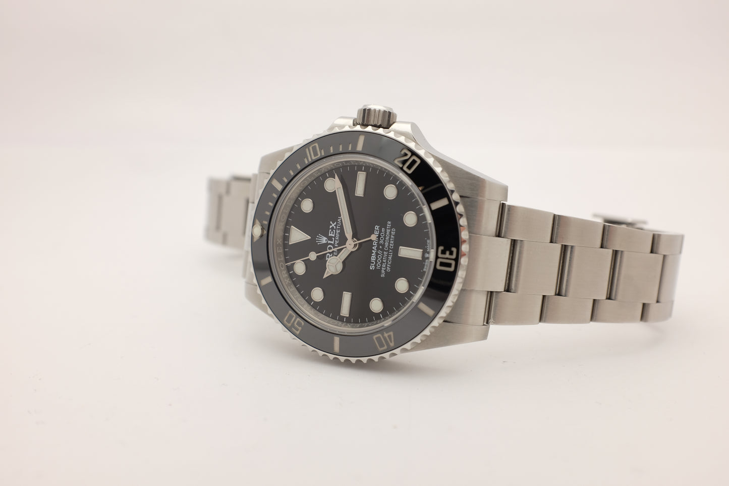 Rolex Submariner Steel No Date Ceramic 41MM 124060 Box Papers 2021