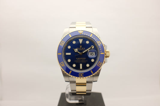 Rolex Submariner 18K Steel Ceramic “SunBurst Dial” 116613LN Box Papers 2016