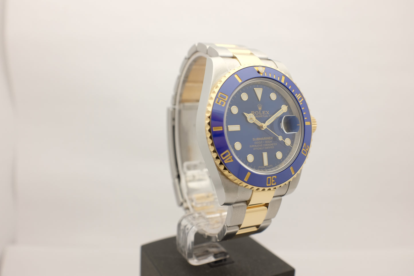 Rolex Submariner 18K Steel Ceramic “SunBurst Dial” 116613LN Box Papers 2016